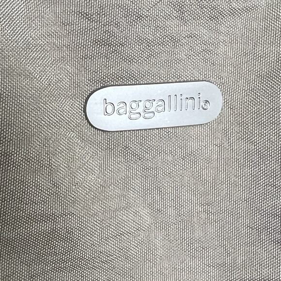 Baggallini Beige Tan Nylon Tote Travel Bag Multi Compartment Medium - Picture 10 of 16